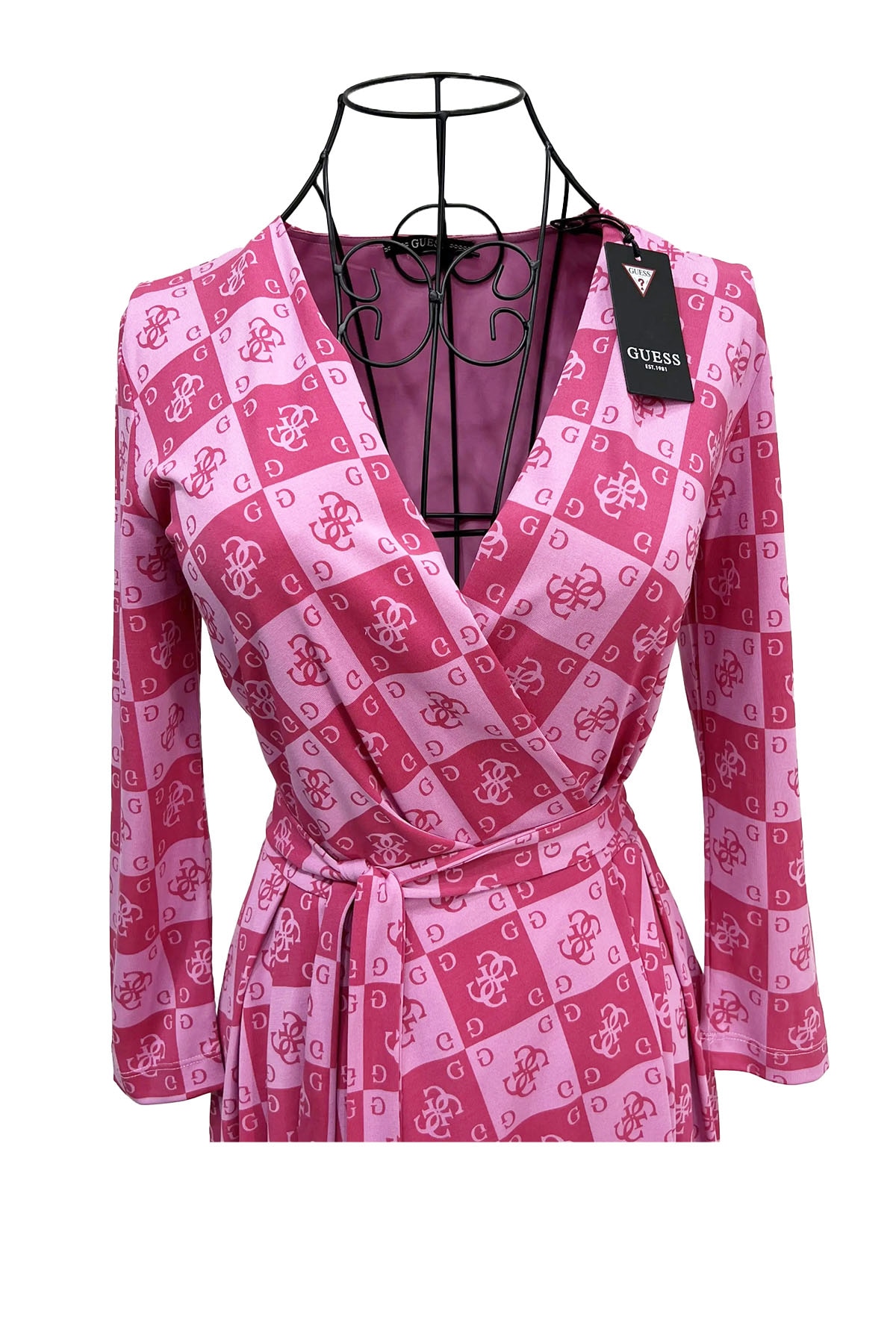 Rochie Guess, modal, roz - eMAG.ro