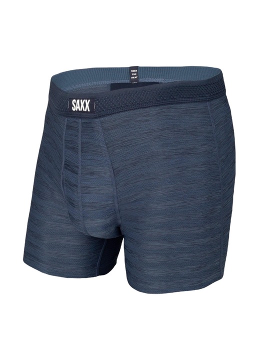 Boxeri Barbati Saxx Marimea S, Bleumarin, Poliester & Elastan Ultra-Respirabil, cu Sistem de Deschidere Inovator, Tehnologie BallPark Pouch pentru Suport Superior si Confort Maxim, Ideali pentru Sport, Antrenamente, Uz Zilnic, Uscare