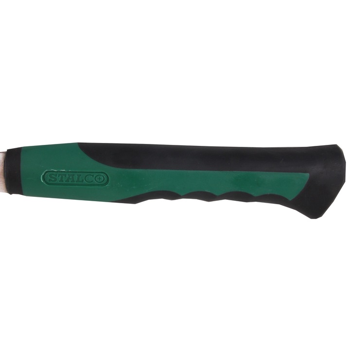 Ciocan De Tamplarie, STALCO PERFECT, Profesional, Maner Anti-Alunecare, Magnet Puternic, Ideal Pentru Bricolaj Si Demontare, 34 x 19 x 4 Cm, Confortabil Si Durabil, Verde