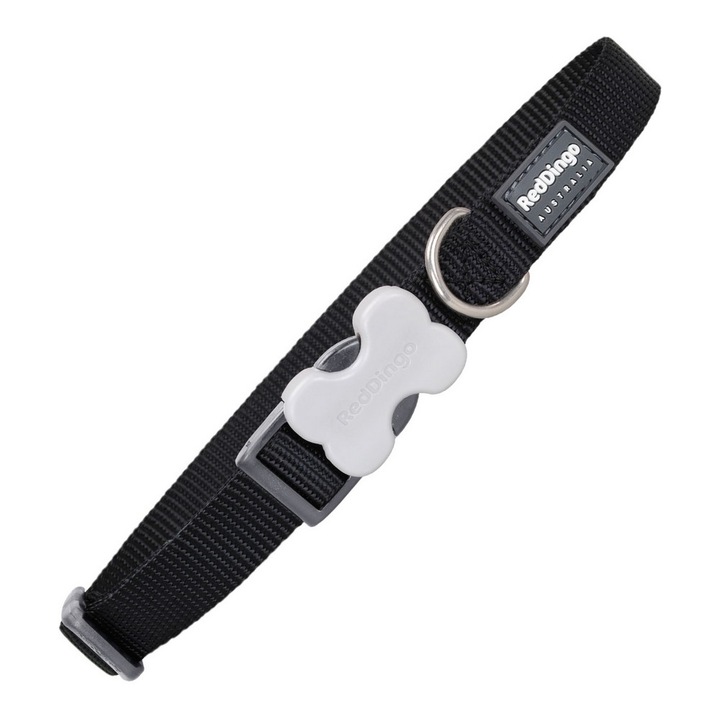 Zgarda pentru caini, Red Dingo, Nailon, Negru