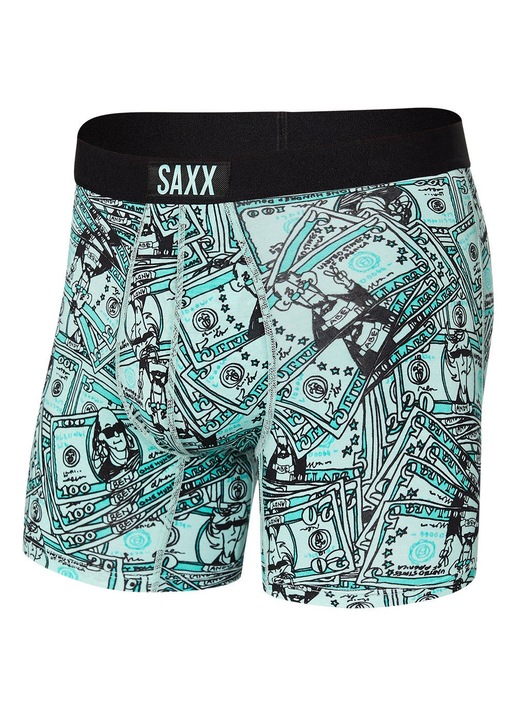 Мъжки боксерки Saxx Vibe, Вискоза/Еластан, Зелени, L