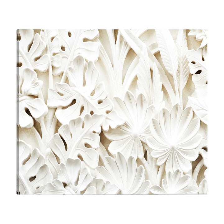 Tablou canvas Artgeist, Ceramic Leaves Wide, 90 x 60 cm