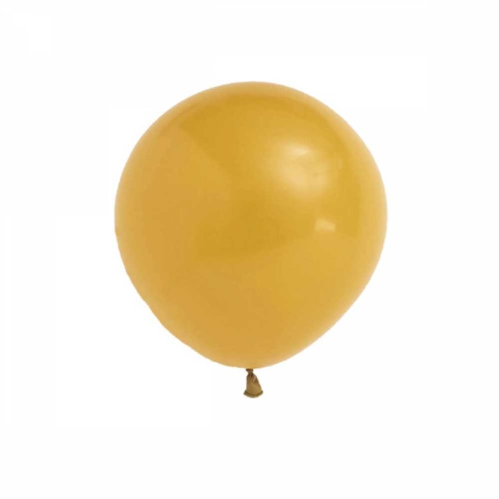 Set 100 baloane latex 13 cm/5 inch, Mustard Retro A50.8002