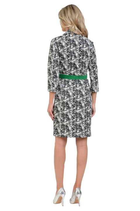 Rochie office dreapta Giorgal, negru, Emek, 46 EU