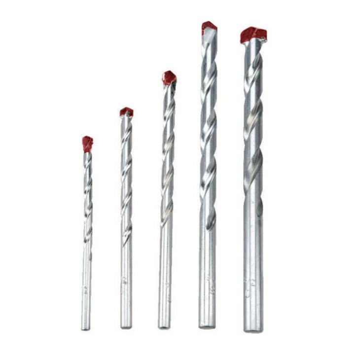 Set 5 burghie 16525, Mega, 4-10 mm, Pentru beton