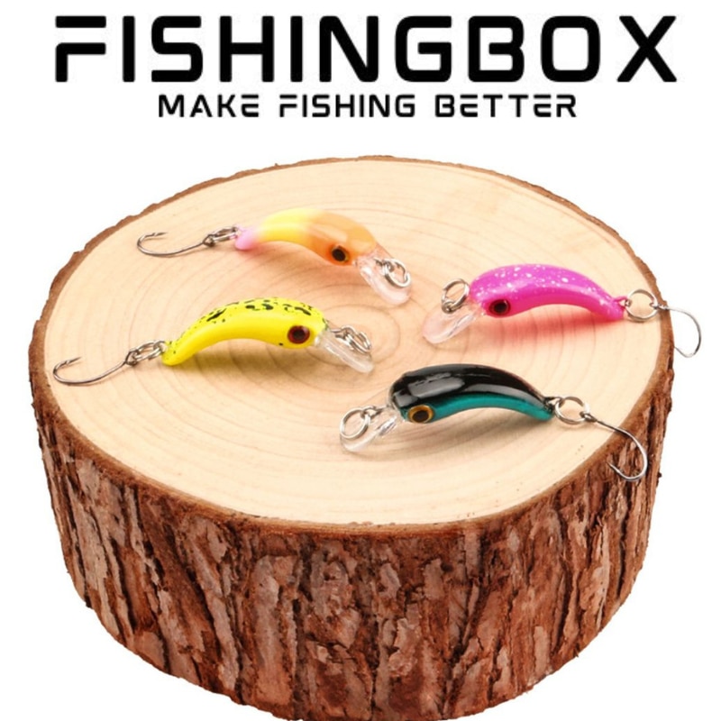 Set Micro Voblere Suspending Fishingbox Make Fishing Better Cm G Pentru Pescuit La