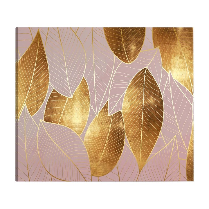 Tablou canvas Artgeist, Precious Leaves Wide, 120 x 80 cm