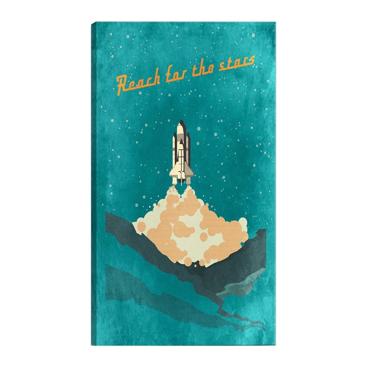 Tablou canvas Artgeist, Reach for the Stars Vertical, 80 x 120 cm