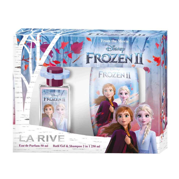 La Rive Frozen parfüm és tusfürdő ajándékcsomag, 2 az 1-ben