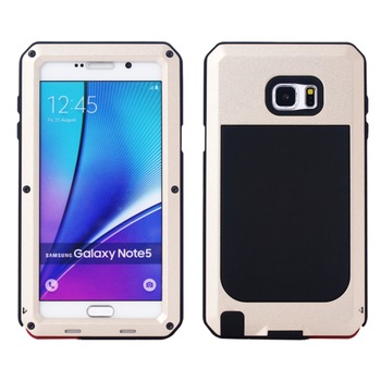 Husa metalica Lunatik TAKTIK® Extreme pentru Galaxy Note 5, auriu Husa metalica Lunatik TAKTIK® Extreme pentru Galaxy Note 5, auriu