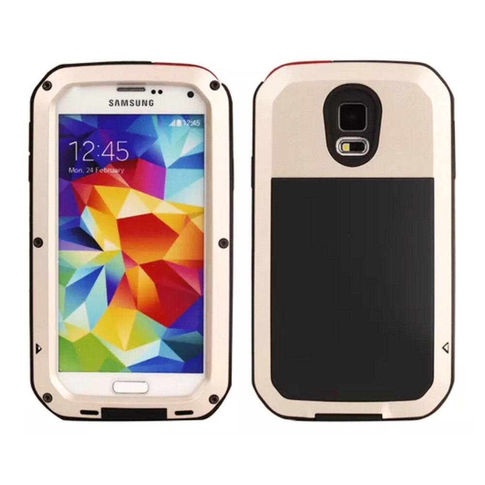 Husa metalica Lunatik TAKTIK® Extreme pentru Galaxy S5, auriu