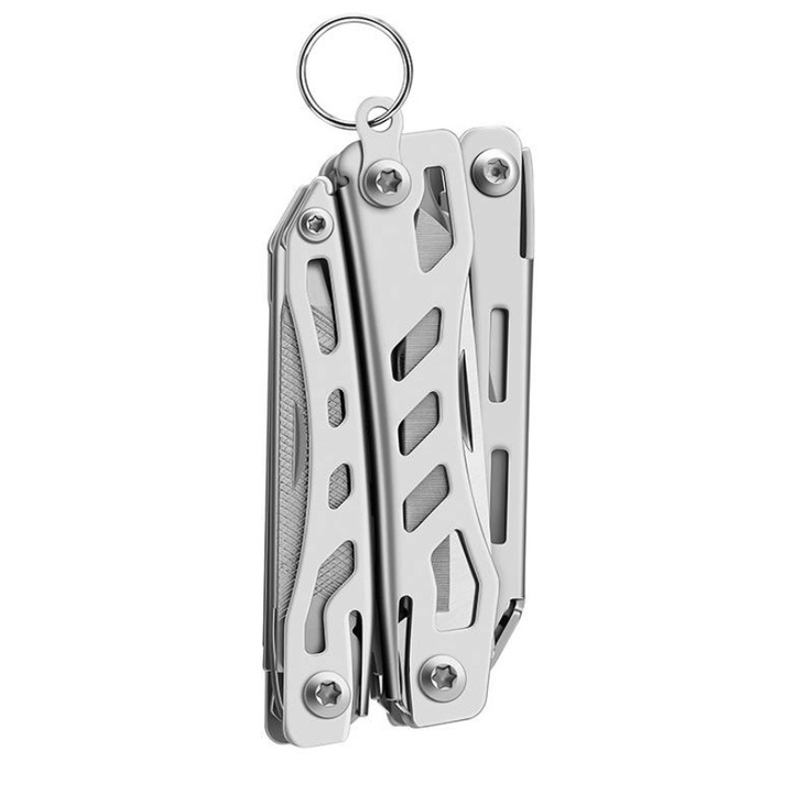 Set scule camping Nextool multitool NE20178 12in1, ideal pentru vacanta si drumetii, Argintiu