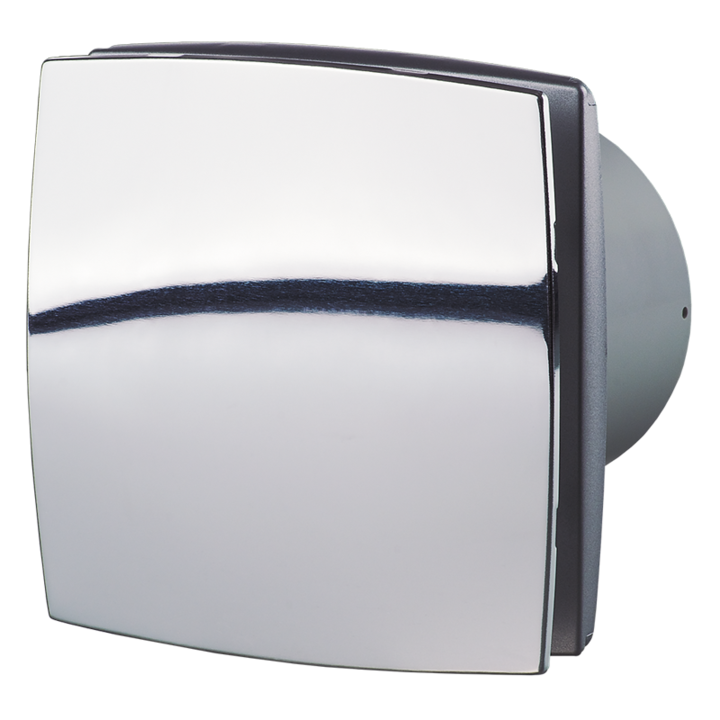 Вентилатор, Vents, LDA Chrome, 14W, Дебит 88м3/час, Ф100