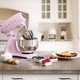 Планетарен миксер Smeg SMF03PKEU, 50's Style, 800 W, 4.8 л купа, 10 скорости, Розов