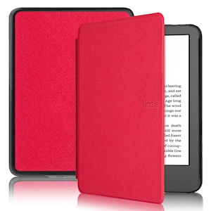Husa ebook reader, ReaderBG, Poliuretan, Pentru Amazon Kindle 2022, Rosu