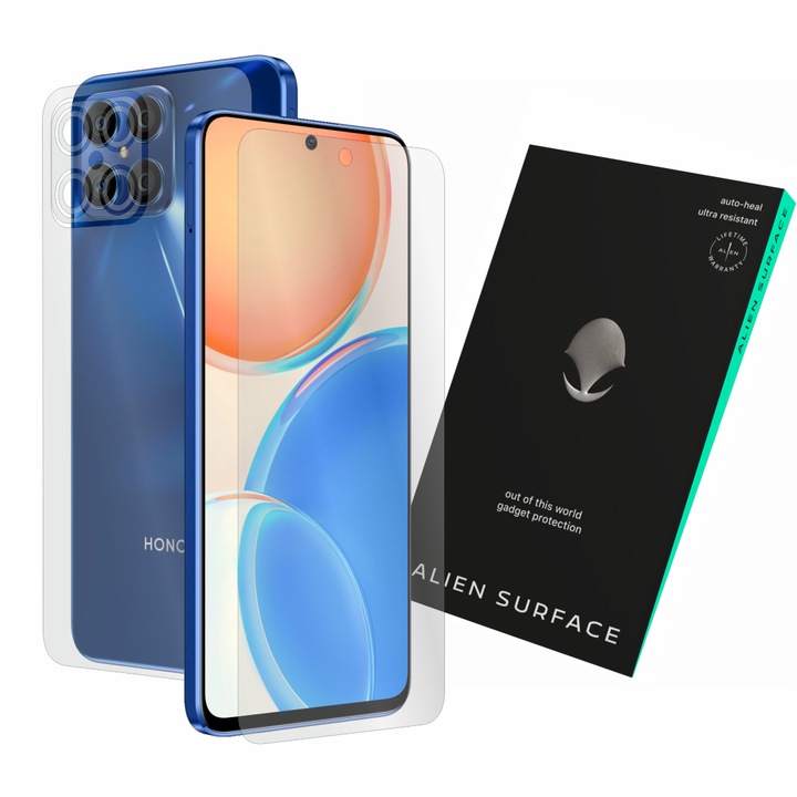Alien Surface fólia, Honor X8, képernyő és hátvédelem