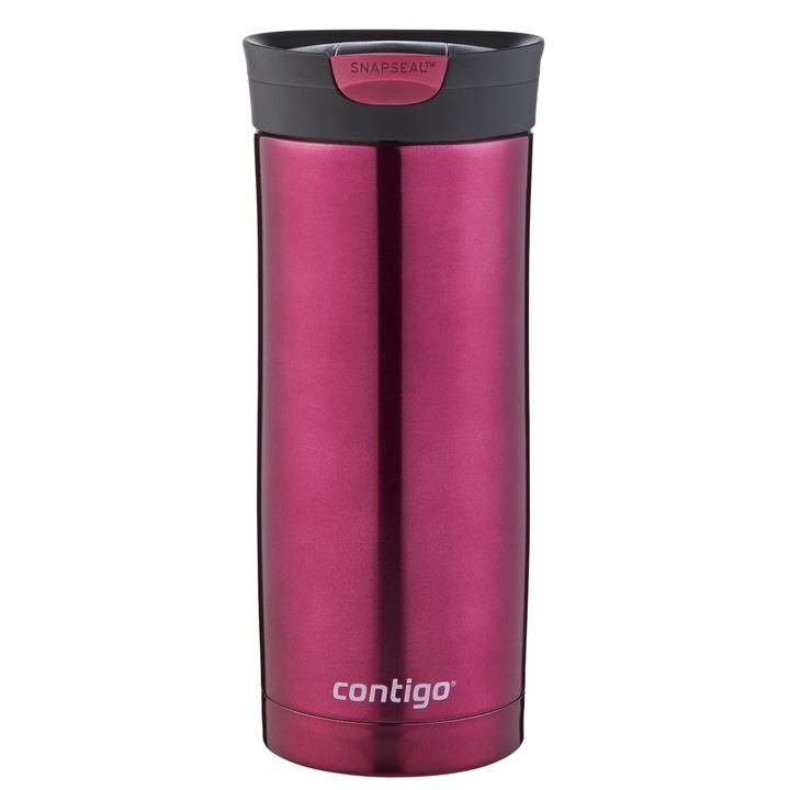Cana termos Huron Vivacious, Contigo, Inox, 470 ml, Roz