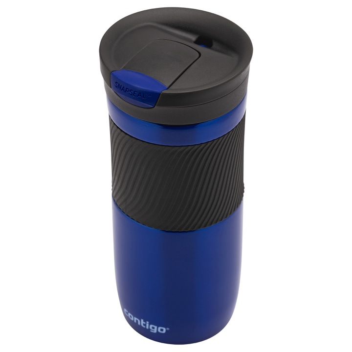 Cana termos Byron, Contigo, Inox, 470 ml, Albastru marin