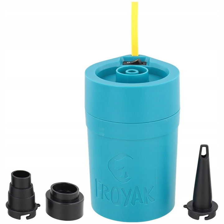 Pompa de aer pe baterii, Froyak, Albastru