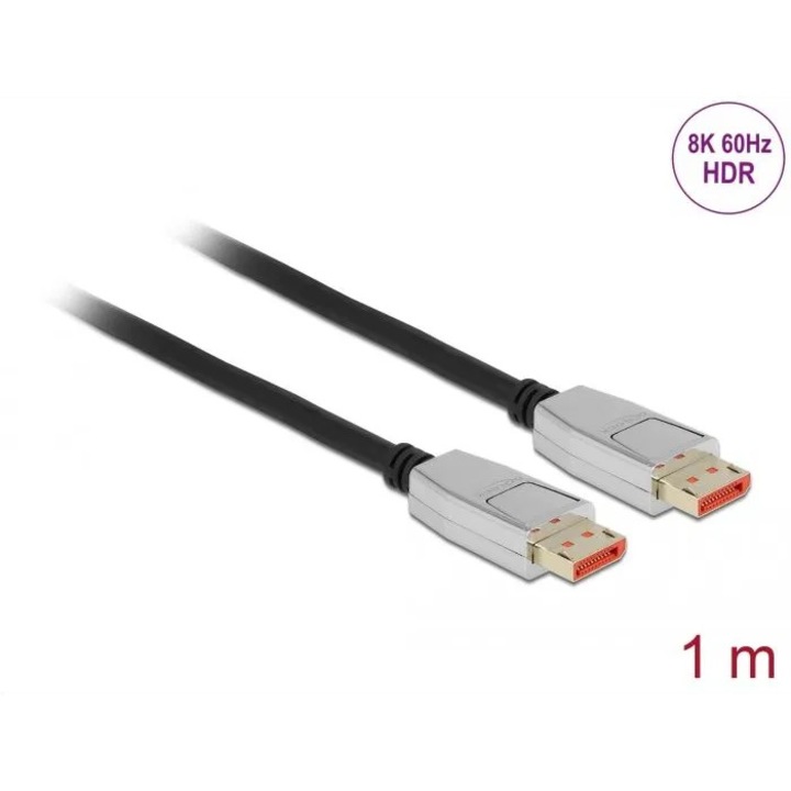 Delock 87040 DisplayPort kábel 8K, 60Hz, 1m (delock87040)