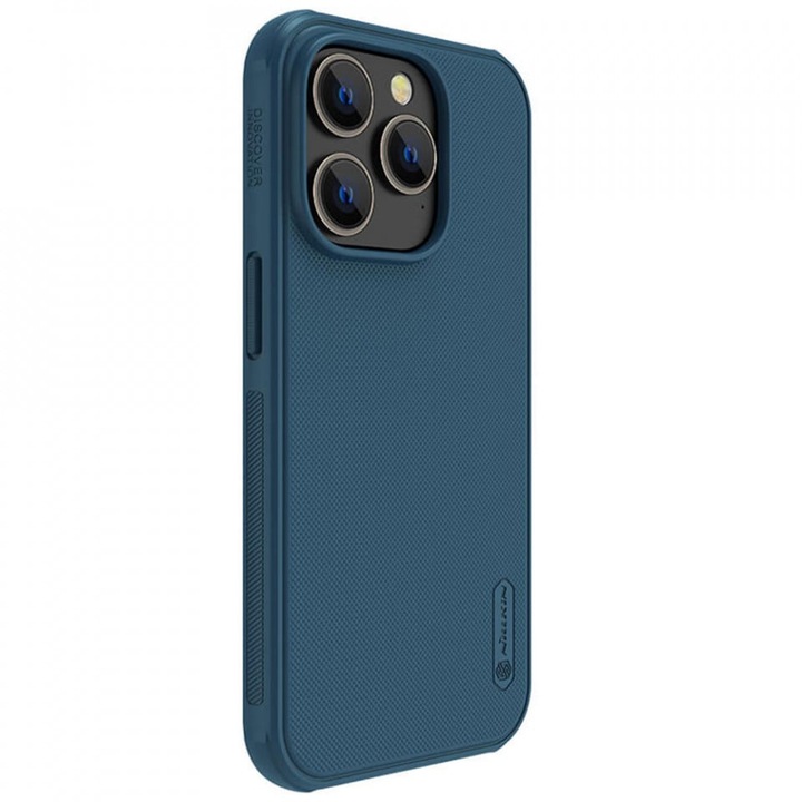 Кейс за Apple iPhone 14 Pro Max, Nillkin Super Frosted Shield Pro, син
