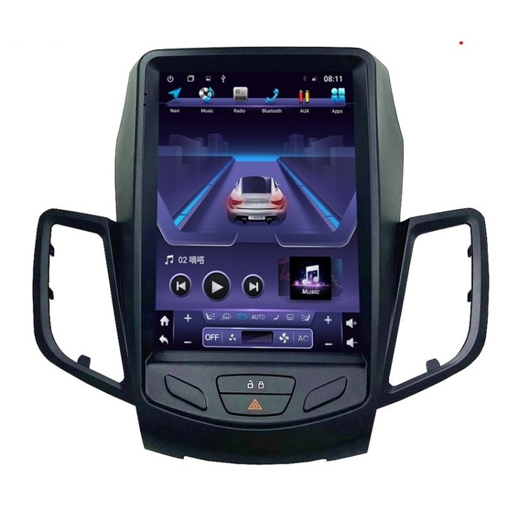 Мултимедия с навигация ZT, за FORD FIESTA 2009 - 2016 ВЕРТИКАЛНА, Android, 4+2+32, 9718