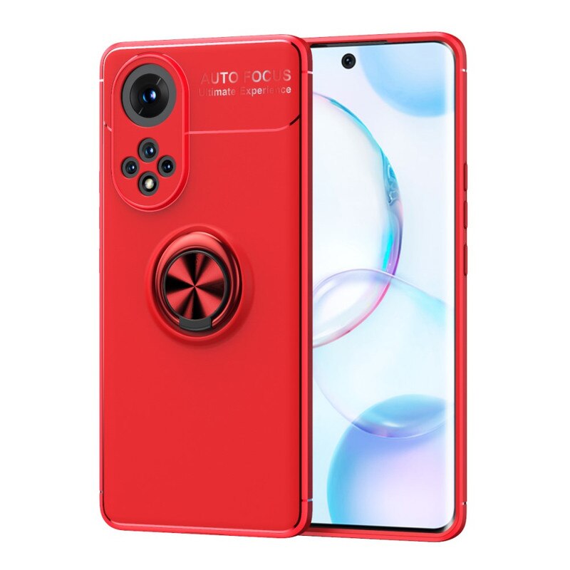Калъф Ring Holder за Huawei Nova 9, Силиконов, Червен - eMAG.bg