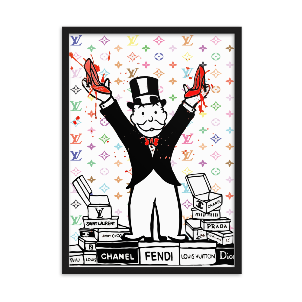 Постер Doboxo, Alec Monopoly, Дървена Рамка, 50 x 70 - eMAG.bg