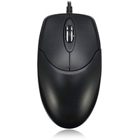 Mouse optic Adesso, 3 butoane, senzor pentru suprafete multiple, cablu USB