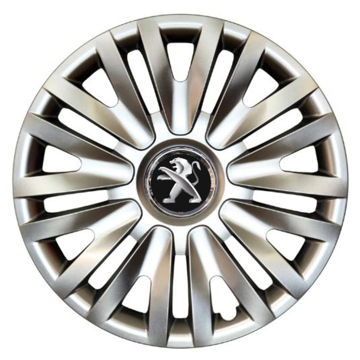 Set 4 Capace Roti Creative REY® R16, Potrivite Jantelor de 16 inch, Pentru Peugeot, Model 412