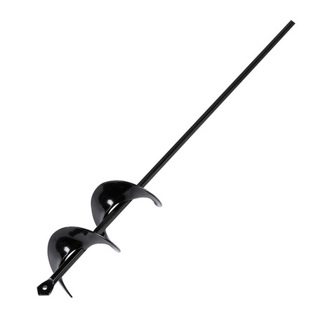 Burghiu pamant pentru bormasina, 6x45 cm, Danubewd Tools, metal, negru