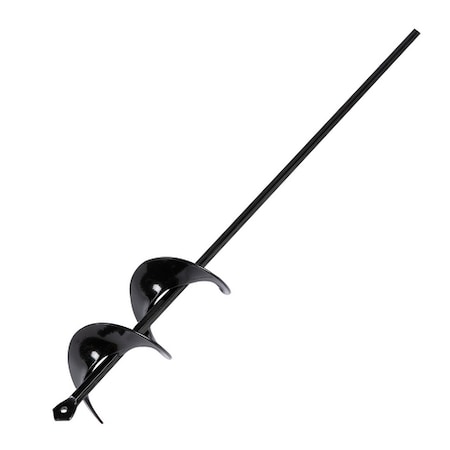 Burghiu pamant pentru bormasina, 6x45 cm, Danubewd Tools, metal, negru