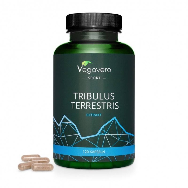 Supliment alimentar Vegavero, Tribulus Terrestris 120 Capsule