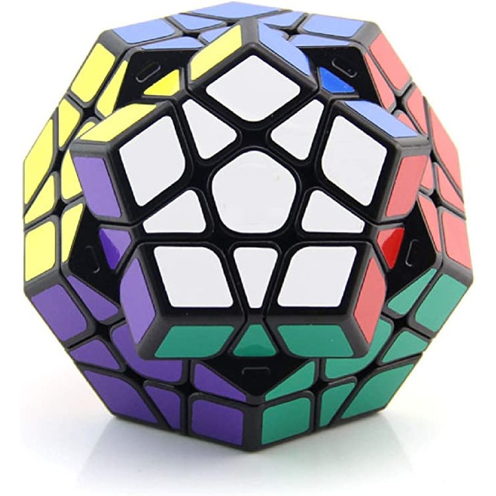 Cub Rubik, Megaminx, Dodecaedru, Educational, Dezvolta-ti Indemanarea, Plastic, Multicolor, Sim Online®
