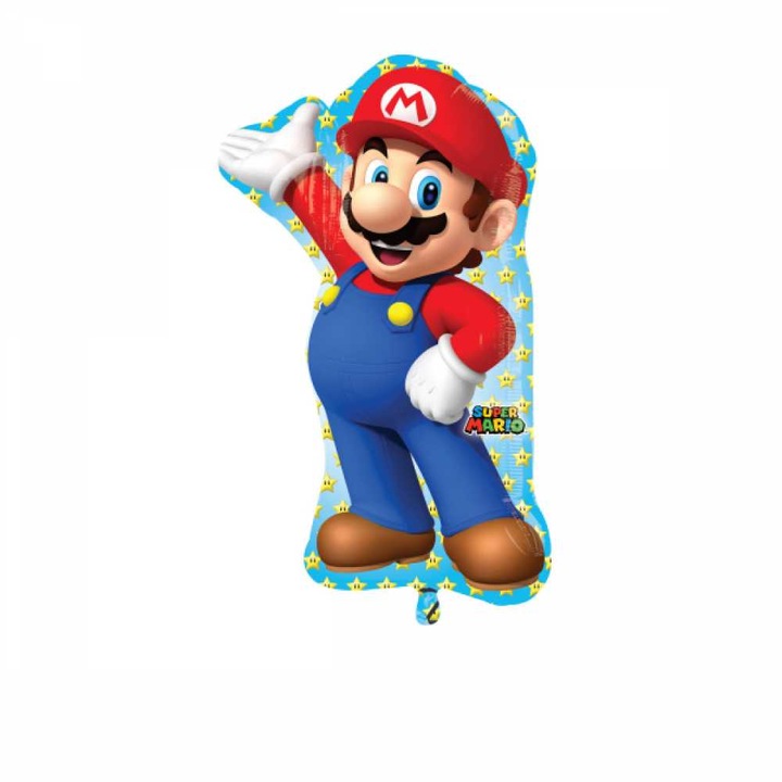 Balon Folie Figurina Super Mario, 55x83cm, AMS 32010