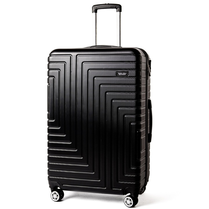 Куфар Travel Polo, 78x48x32cm, ABS, A1004, Черен