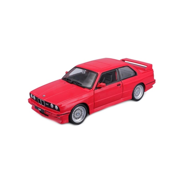 Автомобилен макет BMW E30 M3 серия 3 M3 1988 червено, 1:24 BBurago
