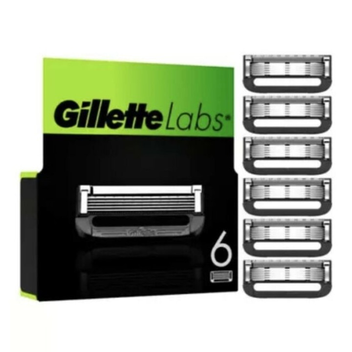 Комплект от 6 пълнителя за самобръсначки Gillette Labs