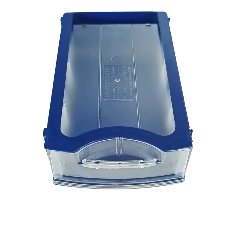 Cutie depozitare tip sertar modular, 160x94x41mm, P-068, din plastic, albastra Albastru 160 mm
