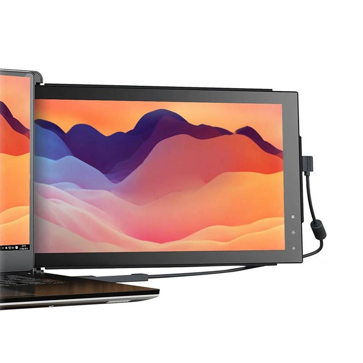14.1'' Mobile Pixels Duex Max hordozható laptop monitor fémfekete (101-1004P01) (101-1004P01)