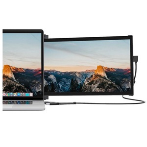 Monitor LED portabil Duex Plus Mobile Pixels de 13.3 inch pentru laptop, 1080p Full HD, excelent pentru birou, calatorii si acasa, Gunmetal Gri