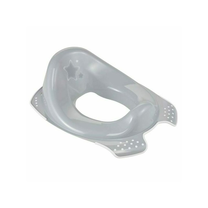 Reductor, Keeeper, anatomic toaleta, Stars, Cu baza antialunecare, 30 x 40 x 15 cm, Grey