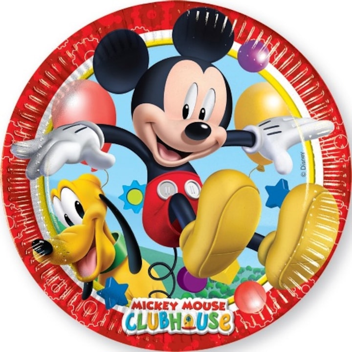 Procos Mickey Playful 8 tányér készlet, 20 cm