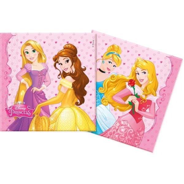 Set 20 servetele Princess Procos, 33x33 cm