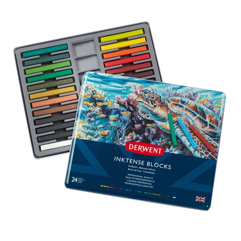 Set 24 batoane Inktense Derwent 2300443