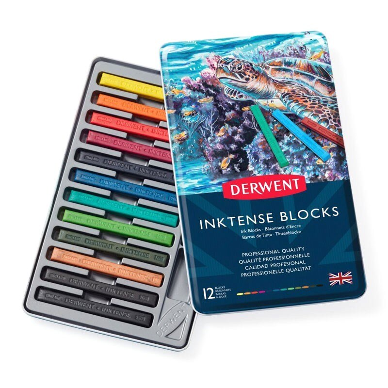 Set 12 batoane Inktense Derwent 2300442