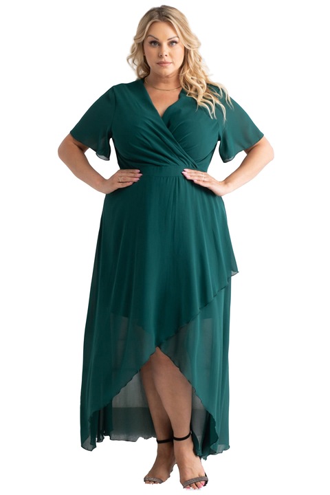 Rochie dama Monika, Karko, Poliester, Verde