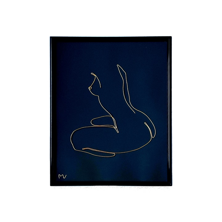 Tablou femeie nud, 21x30cm - varianta 3