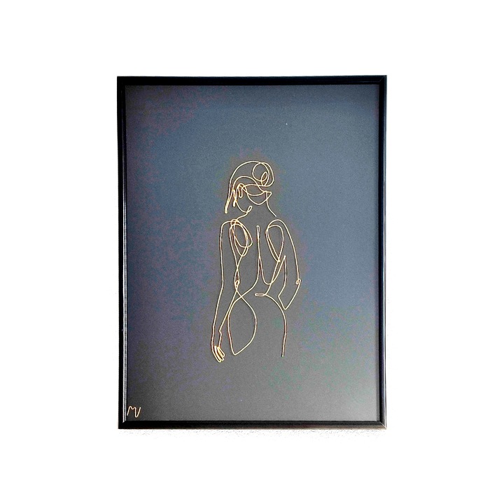 Tablou femeie nud 30x40 cm - varianta 1