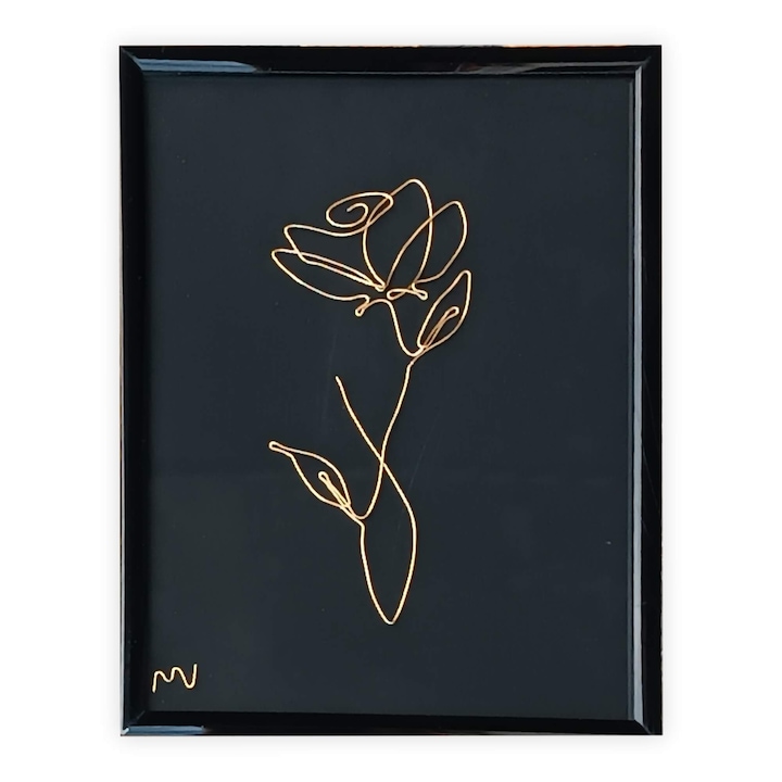 Trandafir, 18x14 cm - varianta 2